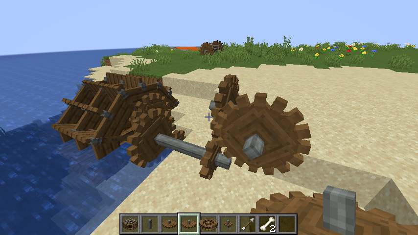 Minecraft 1.21.1 NeoForge Create instancing in-world golden