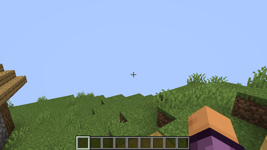 Minecraft 1.21.4 Fabric Sodium in-world golden