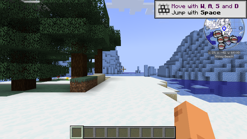 Minecraft 1.21.4 Fabric JourneyMap normal-world golden