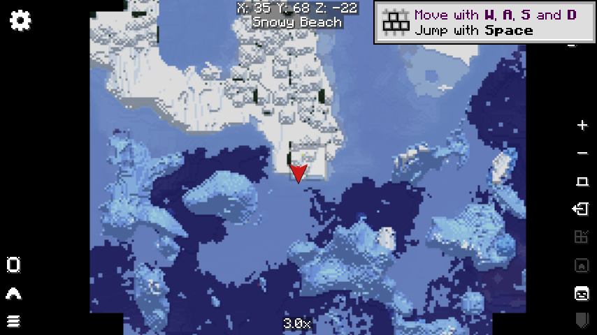 Minecraft 1.21.4 Fabric Xaero's World Map normal-world golden